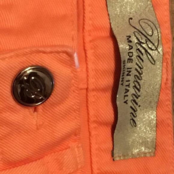 Bluemarine Jeans, Skinny, Low Rise, Orange - Picture 4 of 4